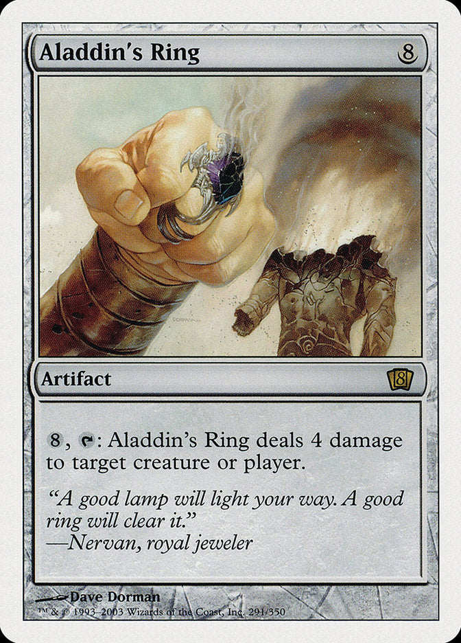 Aladdin's Ring [Eighth Edition] | Card Citadel