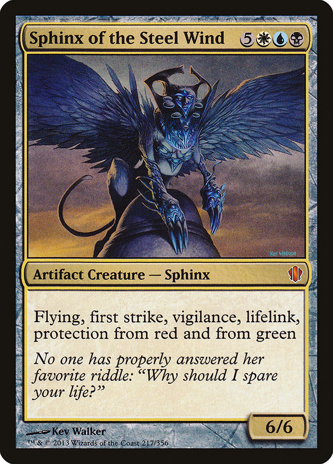 Sphinx of the Steel Wind [Commander 2013] | Card Citadel