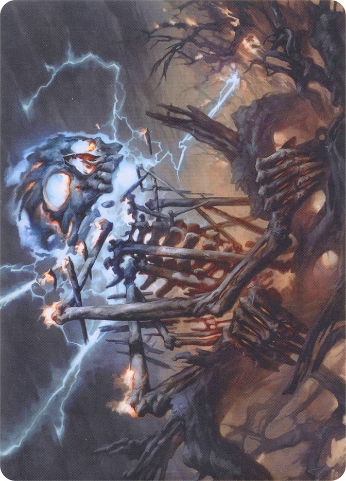 Lightning Skelemental (Art Series) [Art Series: Modern Horizons] | Card Citadel