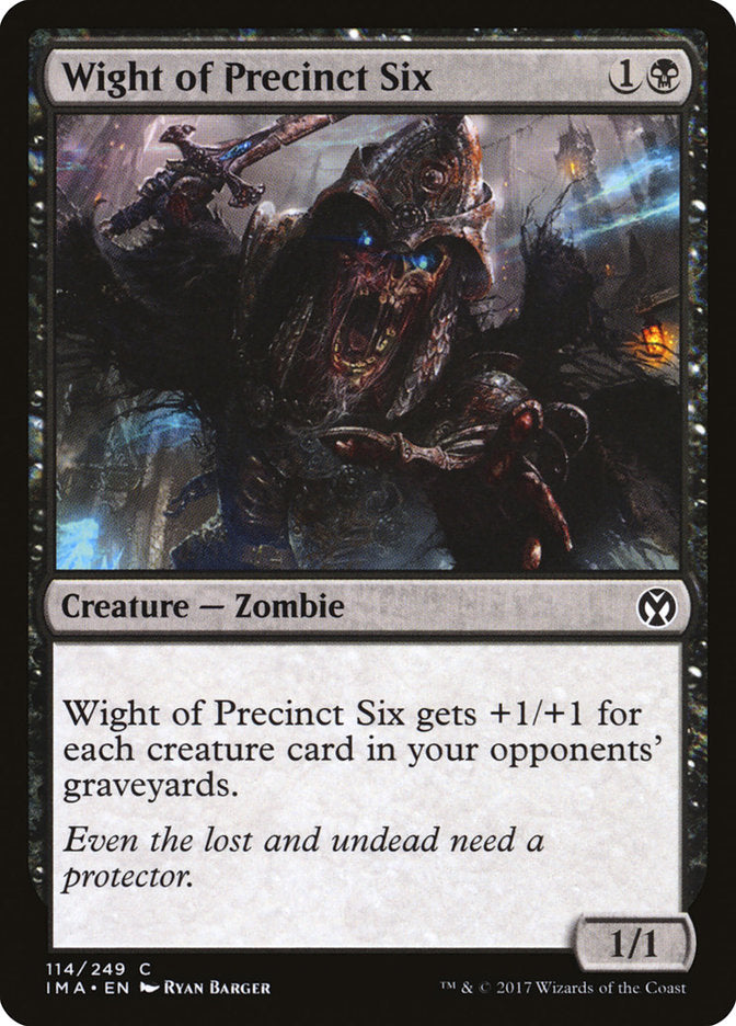 Wight of Precinct Six [Iconic Masters] | Card Citadel