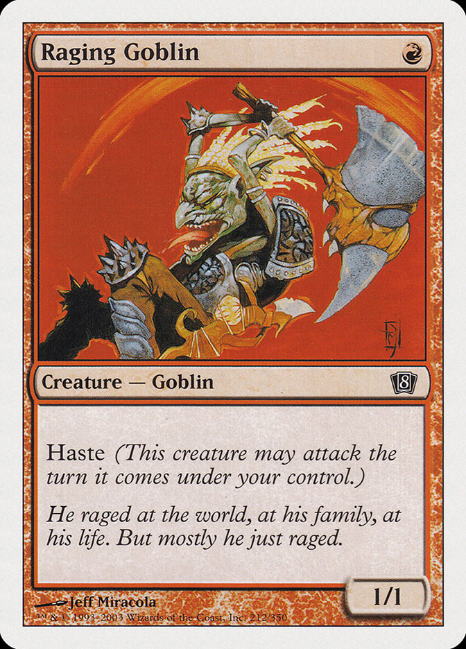 Raging Goblin [Eighth Edition] | Card Citadel