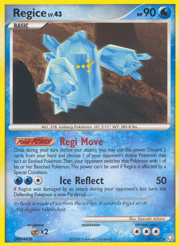 Regice (36/146) [Diamond & Pearl: Legends Awakened] | Card Citadel