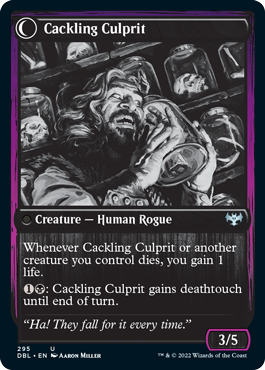 Panicked Bystander // Cackling Culprit [Innistrad: Double Feature] | Card Citadel