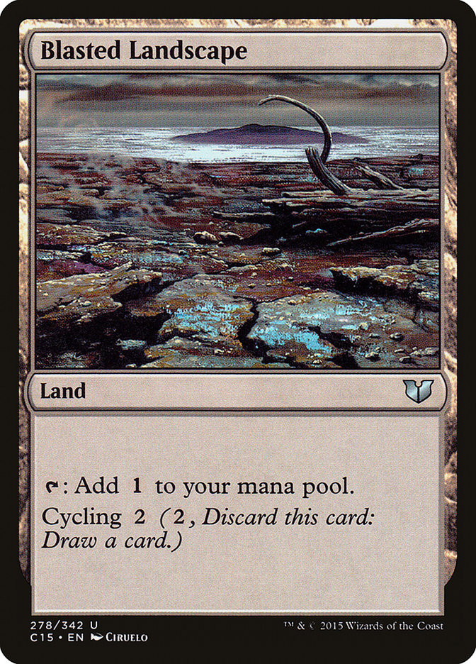 Blasted Landscape [Commander 2015] | Card Citadel