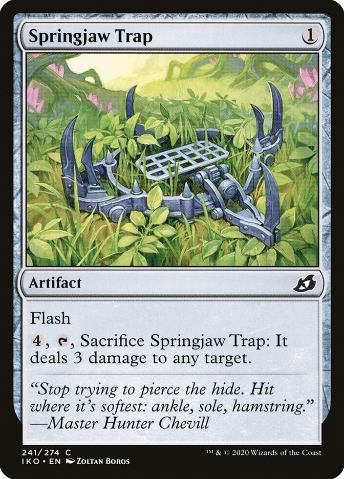 Springjaw Trap [Ikoria: Lair of Behemoths] | Card Citadel