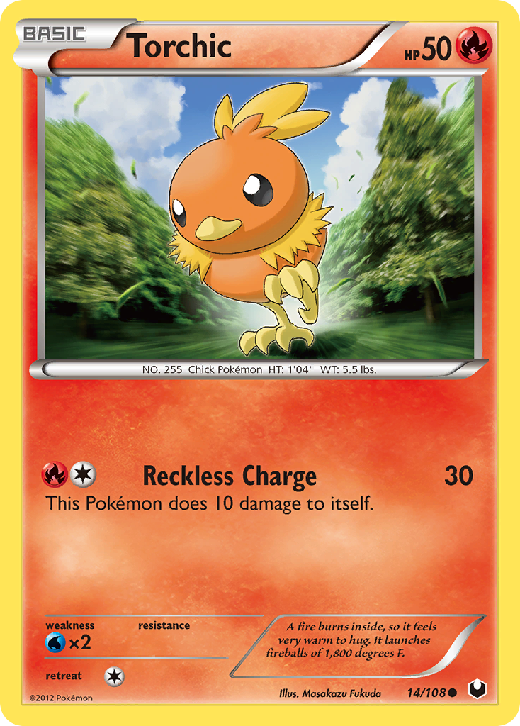 Torchic (14/108) [Black & White: Dark Explorers] | Card Citadel