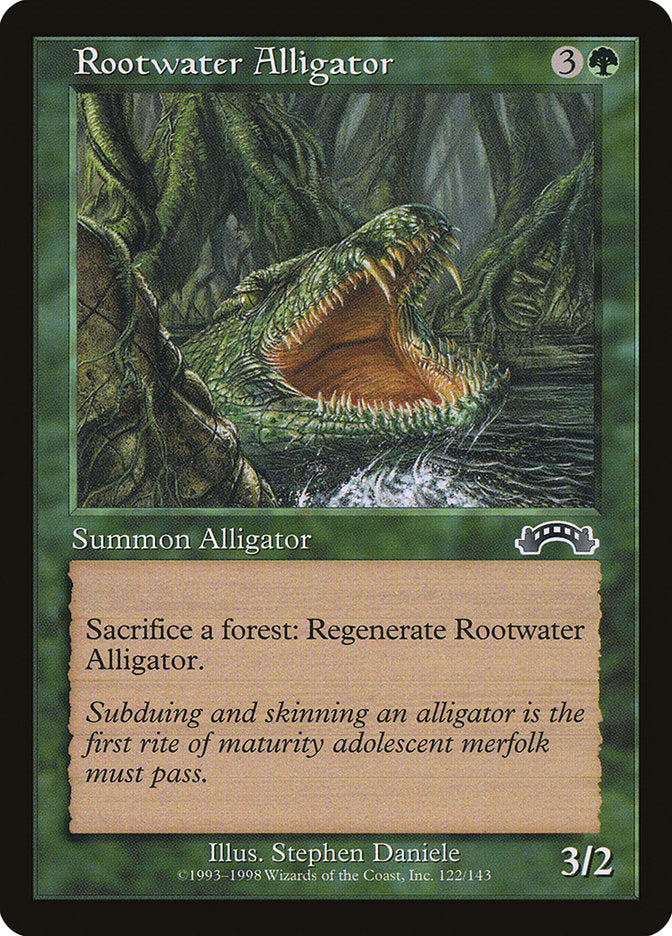 Rootwater Alligator [Exodus] | Card Citadel