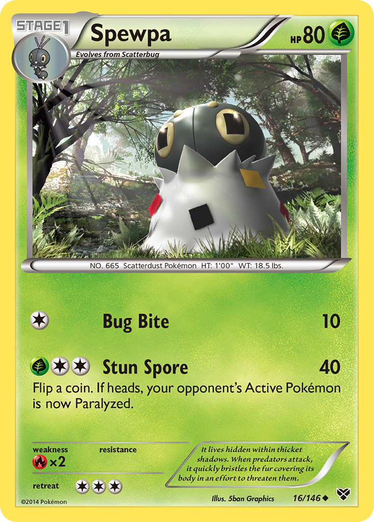 Spewpa (16/146) [XY: Base Set] | Card Citadel