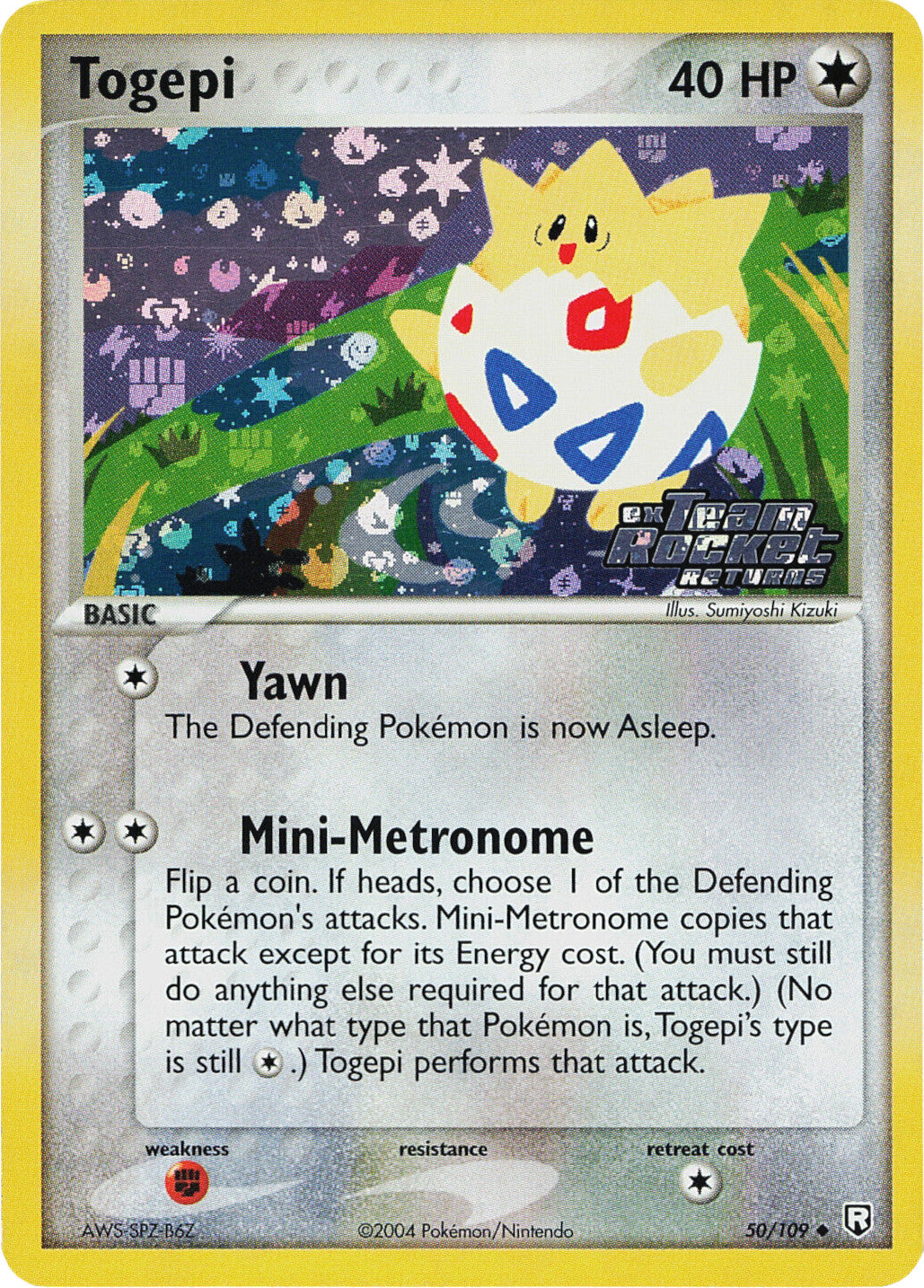 Togepi (50/109) (Stamped) [EX: Team Rocket Returns] | Card Citadel