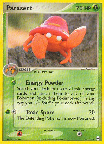 Parasect (43/112) [EX: FireRed & LeafGreen] | Card Citadel