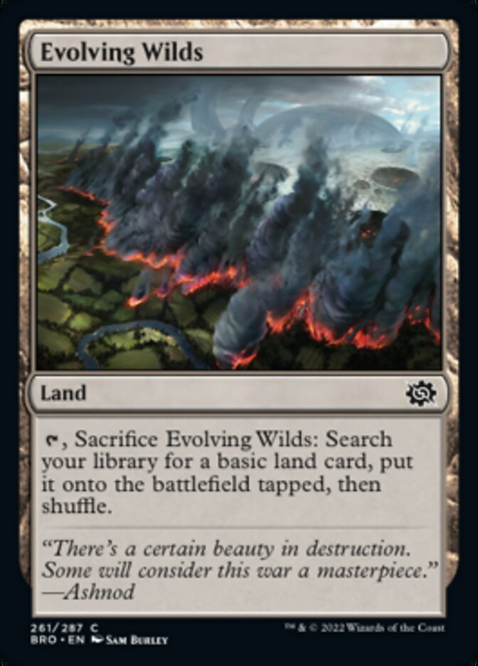 Evolving Wilds [The Brothers' War] | Card Citadel