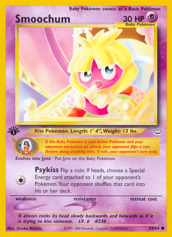 Smoochum (54/64) [Neo Revelation 1st Edition] | Card Citadel