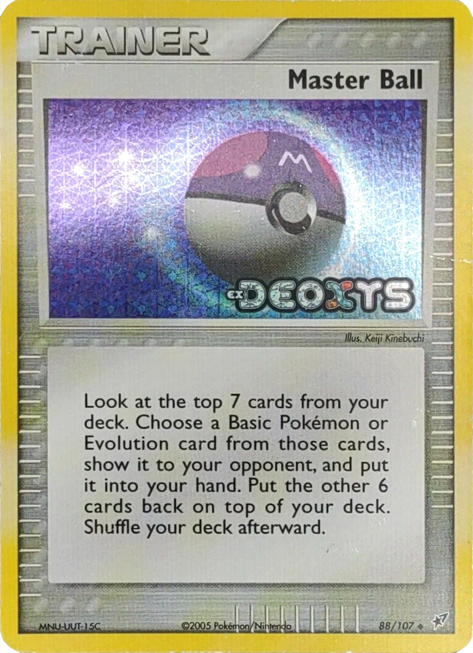 Master Ball (88/107) (Stamped) [EX: Deoxys] | Card Citadel