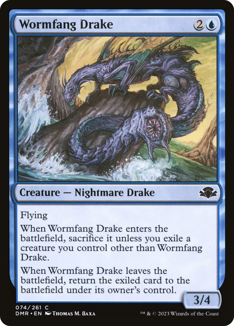 Wormfang Drake [Dominaria Remastered] | Card Citadel