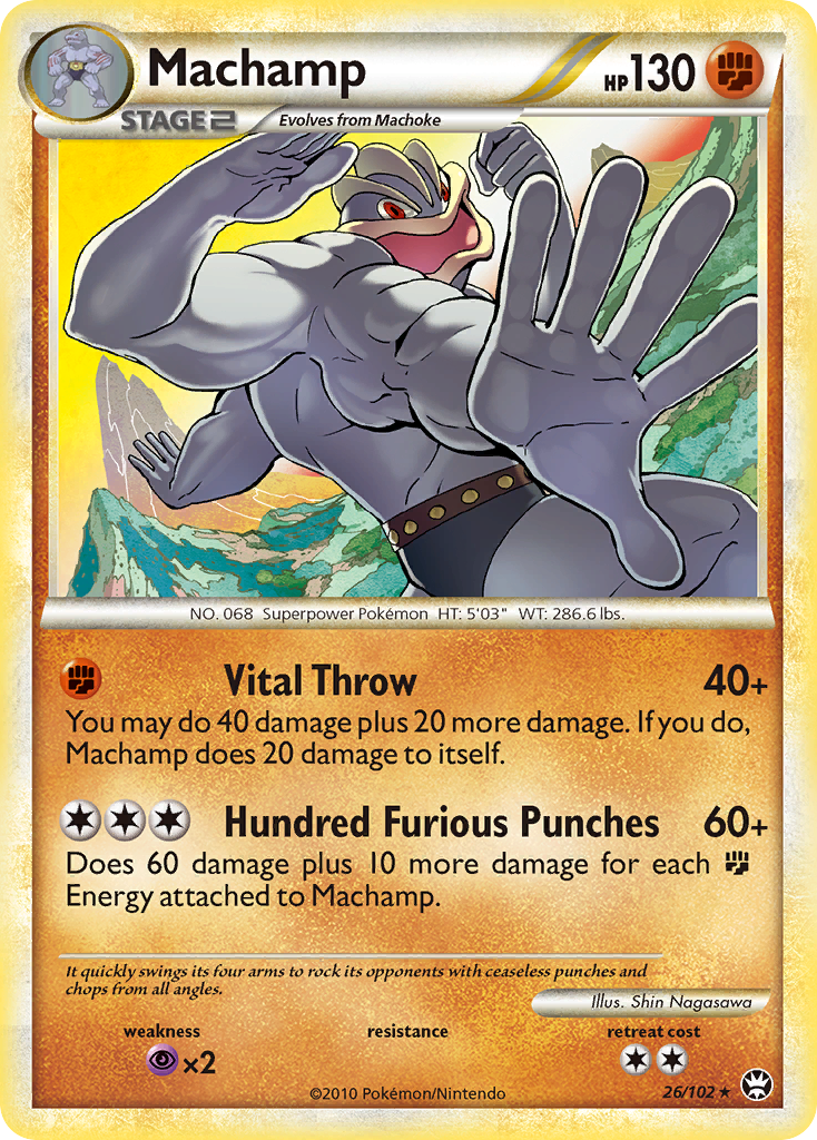 Machamp (26/102) [HeartGold & SoulSilver: Triumphant] | Card Citadel