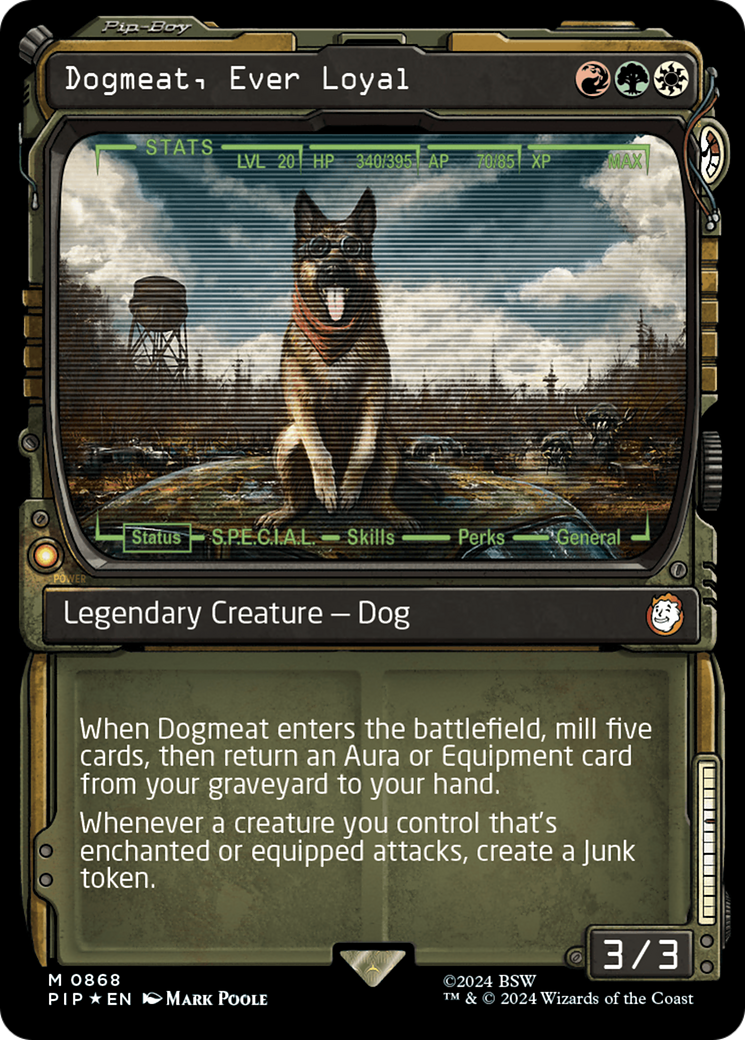 Dogmeat, Ever Loyal (Showcase) (Surge Foil) [Fallout] | Card Citadel