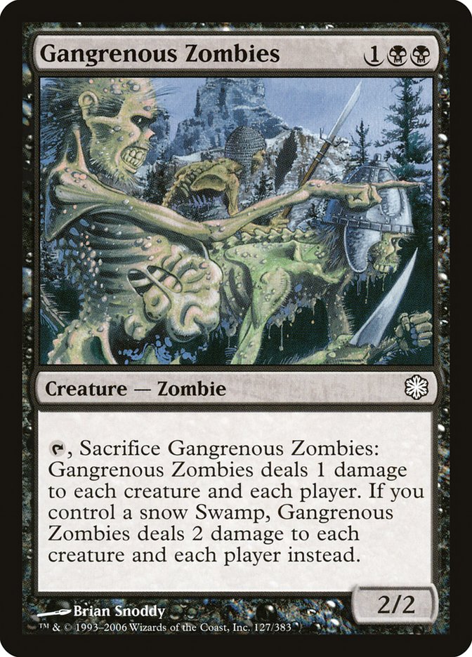 Gangrenous Zombies [Coldsnap Theme Decks] | Card Citadel