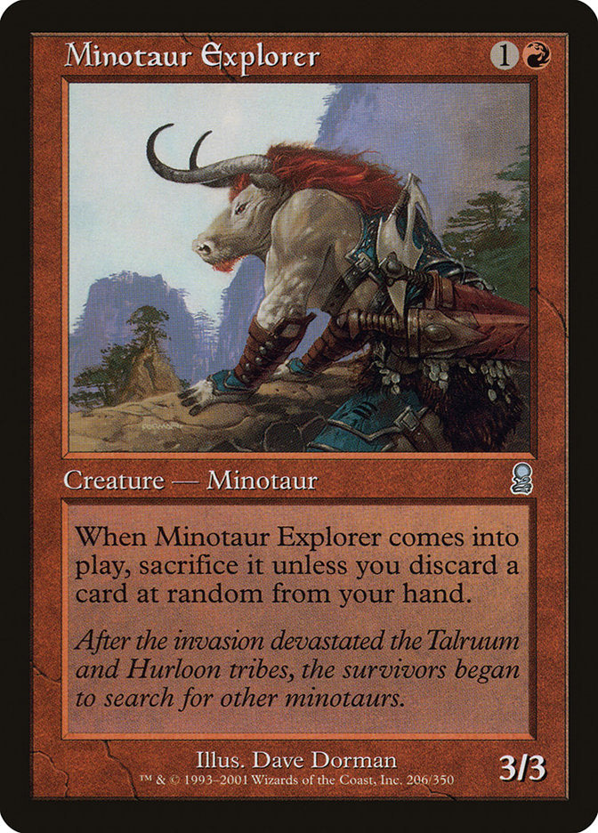 Minotaur Explorer [Odyssey] | Card Citadel