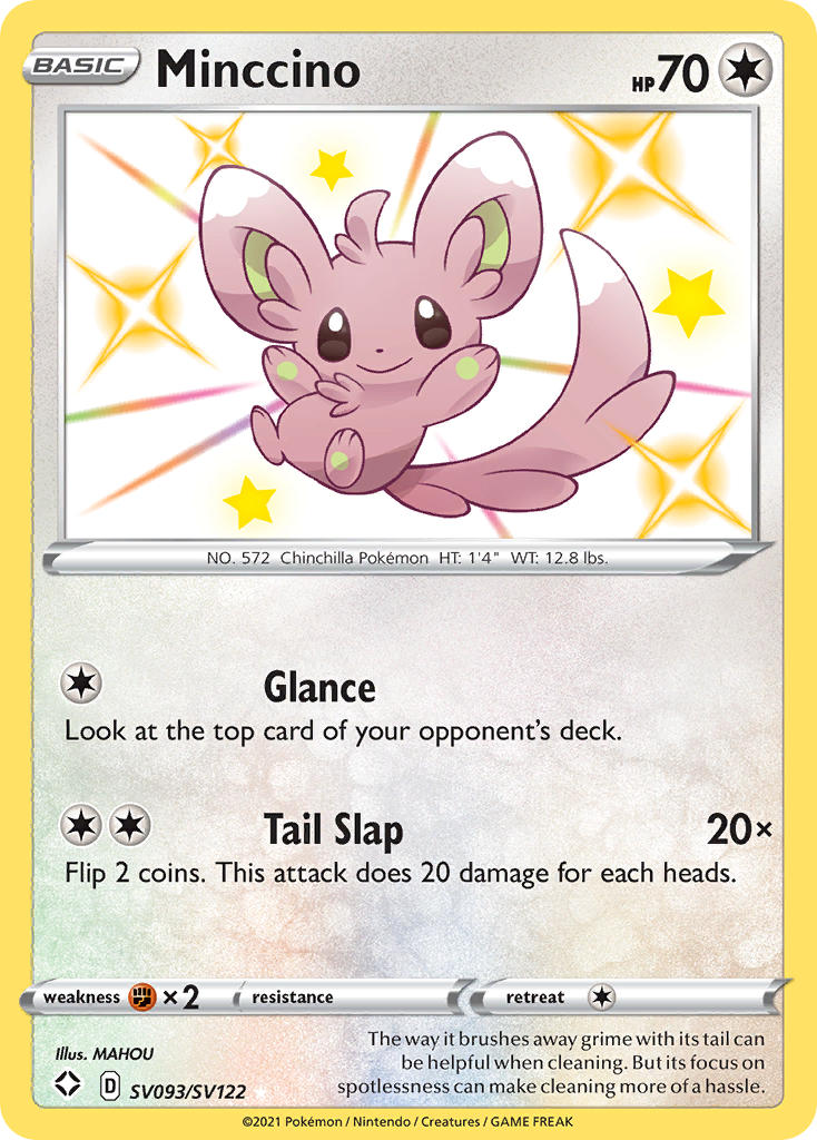 Minccino (SV093/SV122) [Sword & Shield: Shining Fates] | Card Citadel