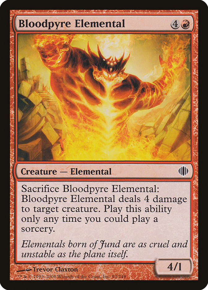 Bloodpyre Elemental [Shards of Alara] | Card Citadel