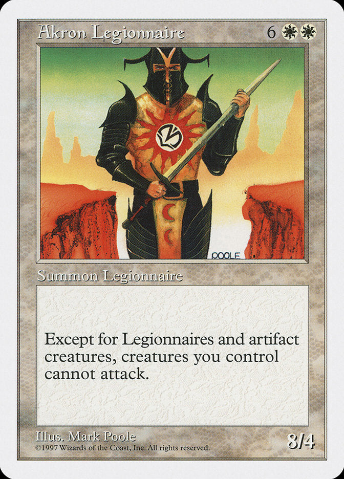 Akron Legionnaire [Fifth Edition] | Card Citadel