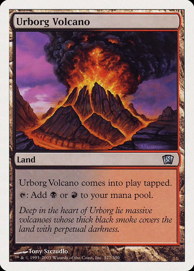 Urborg Volcano [Eighth Edition] | Card Citadel