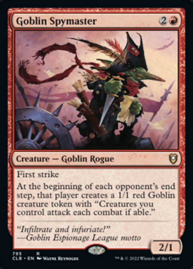 Goblin Spymaster [Commander Legends: Battle for Baldur's Gate] | Card Citadel