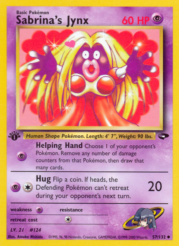 Sabrina's Jynx (57/132) [Gym Challenge 1st Edition] | Card Citadel