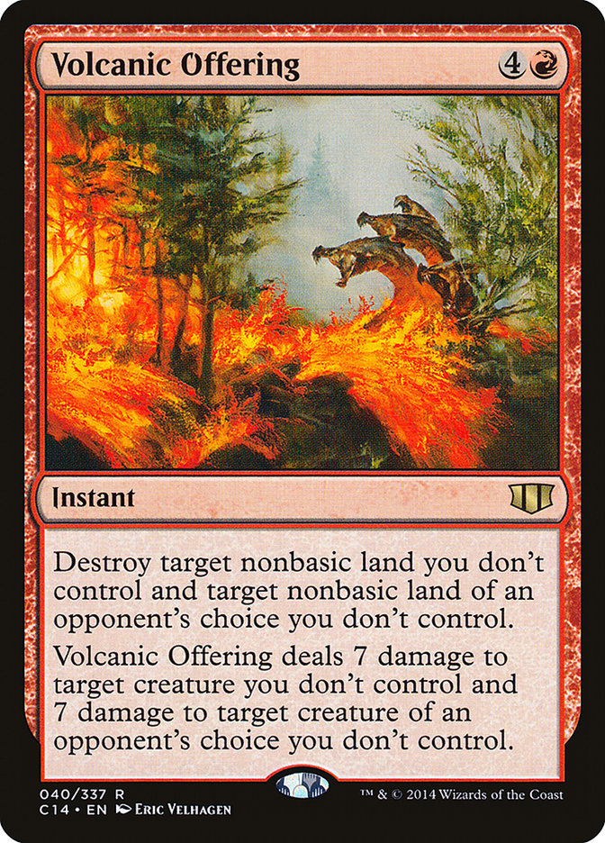 Volcanic Offering [Commander 2014] | Card Citadel