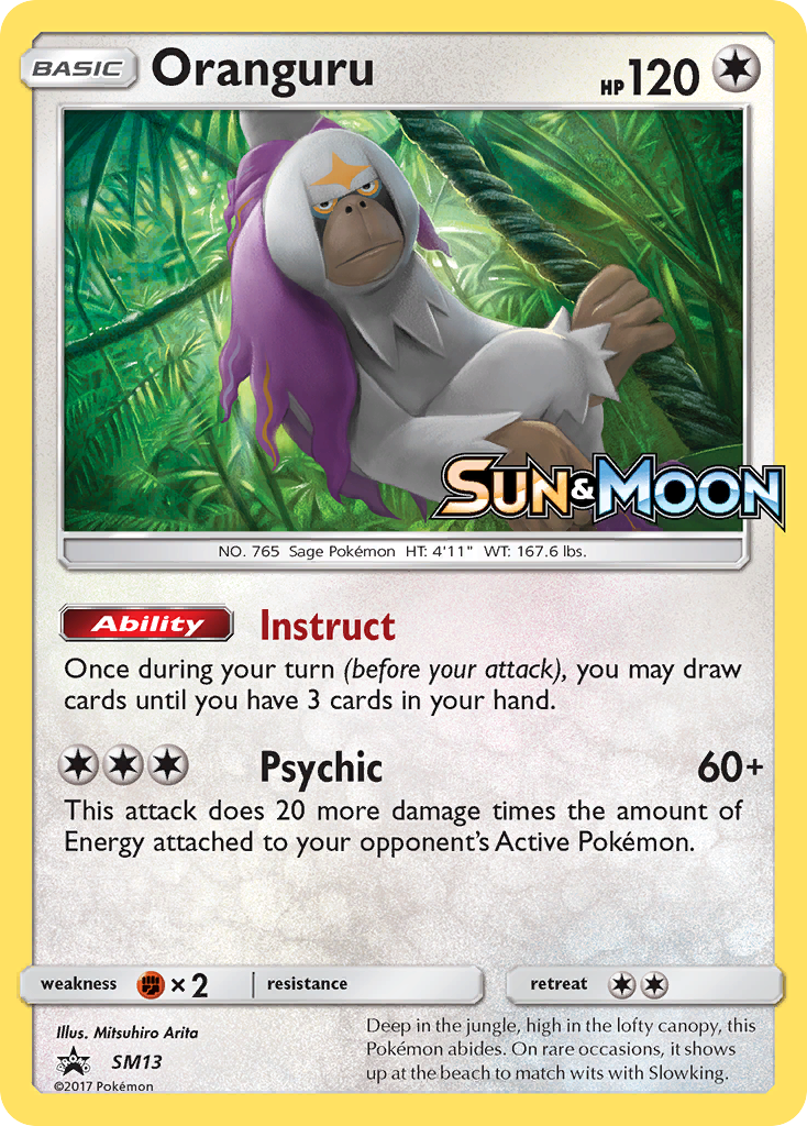 Oranguru (SM13) [Sun & Moon: Black Star Promos] | Card Citadel