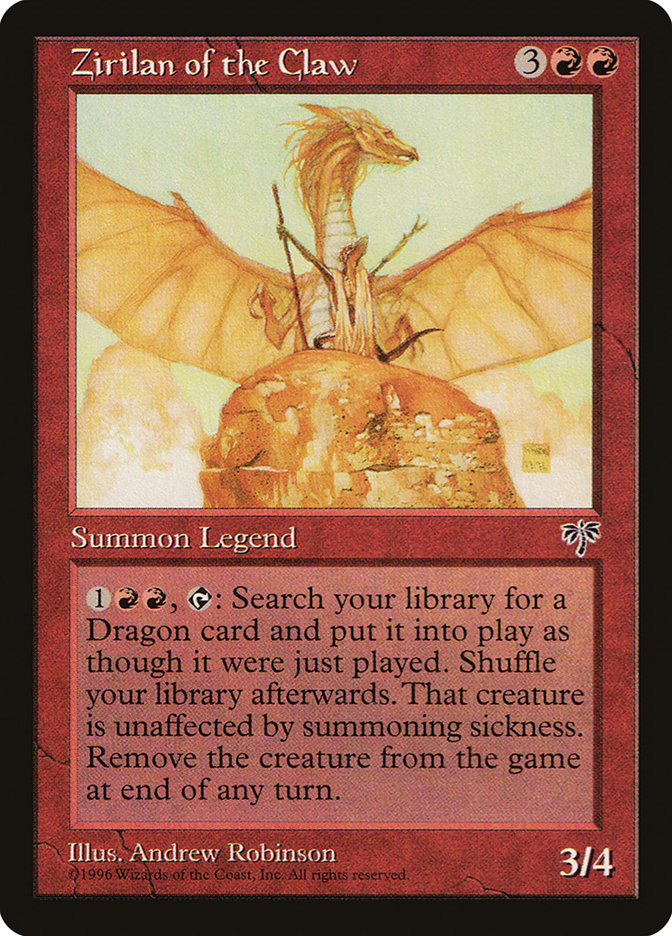 Zirilan of the Claw [Mirage] | Card Citadel