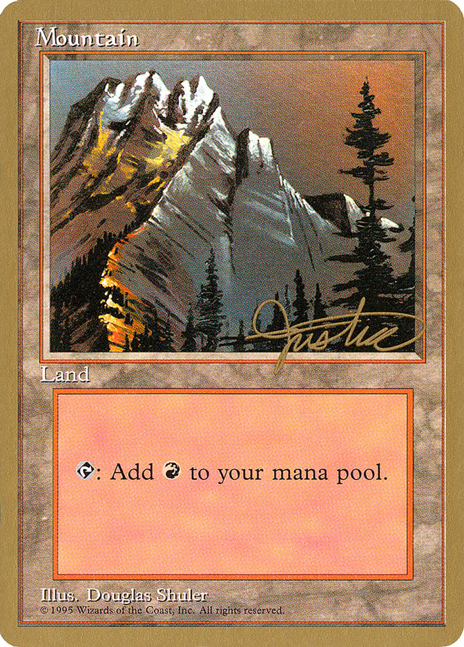 Mountain (mj373) (Mark Justice) [Pro Tour Collector Set] | Card Citadel