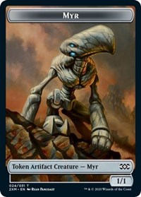 Myr (024) // Shapeshifter Double-sided Token [Double Masters Tokens] | Card Citadel