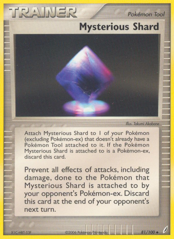 Mysterious Shard (81/100) [EX: Crystal Guardians] | Card Citadel