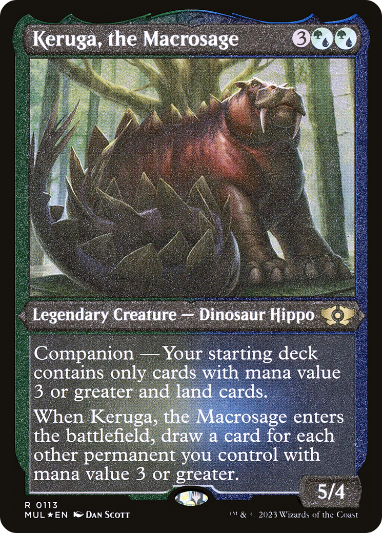 Keruga, the Macrosage (Foil Etched) [Multiverse Legends] | Card Citadel