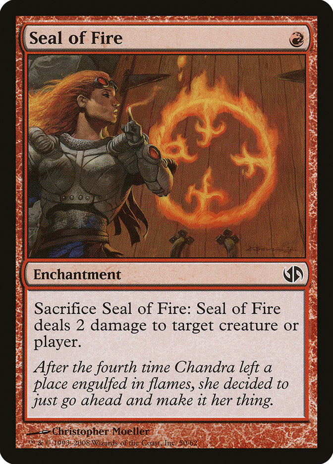 Seal of Fire [Duel Decks: Jace vs. Chandra] | Card Citadel