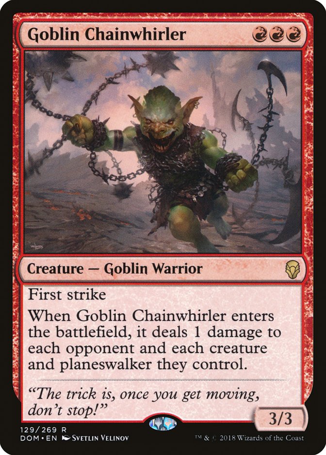 Goblin Chainwhirler [Dominaria] | Card Citadel