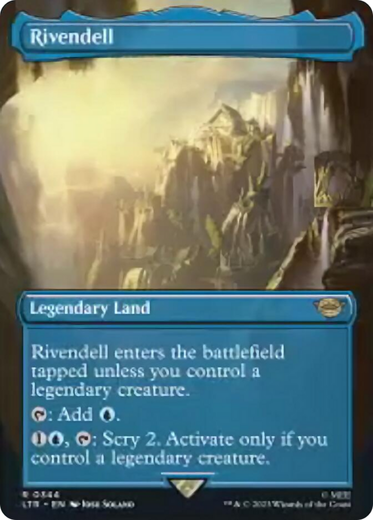 Rivendell (Borderless Alternate Art) [The Lord of the Rings: Tales of Middle-Earth] | Card Citadel