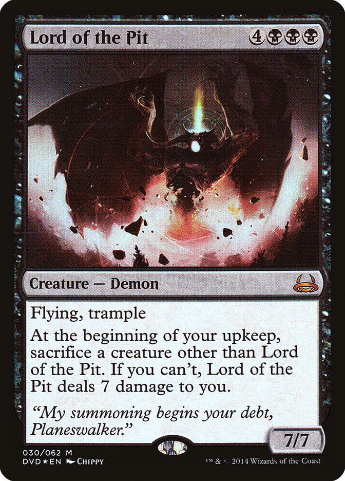 Lord of the Pit (Divine vs. Demonic) [Duel Decks Anthology] | Card Citadel