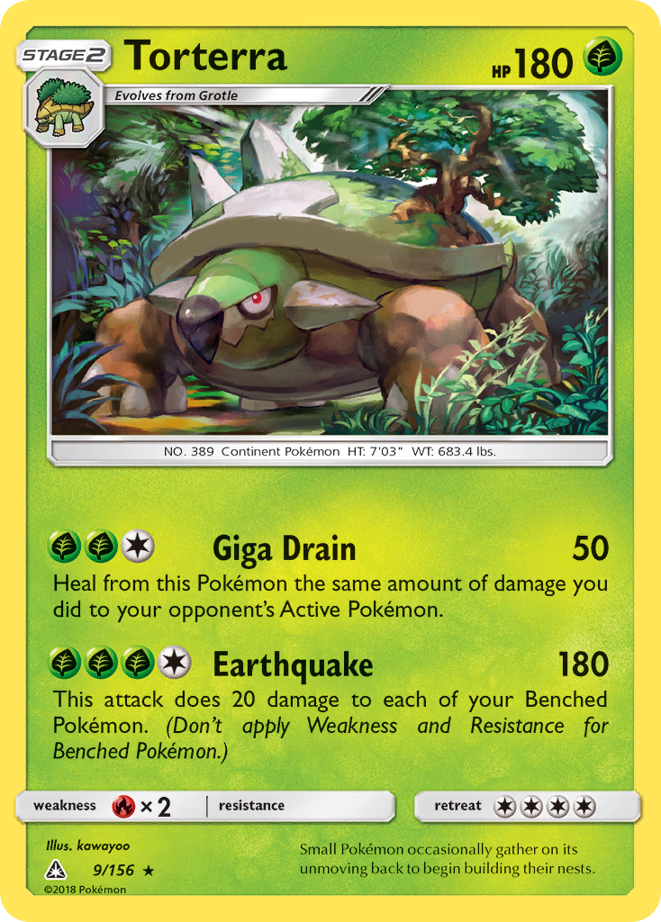 Torterra (9/156) [Sun & Moon: Ultra Prism] | Card Citadel