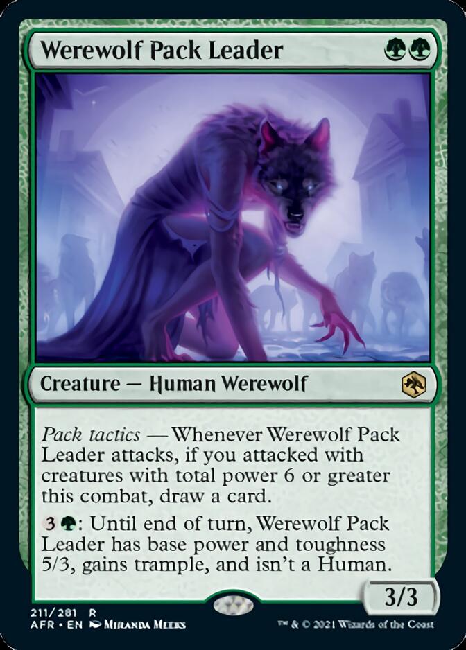 Werewolf Pack Leader [Dungeons & Dragons: Adventures in the Forgotten Realms] | Card Citadel