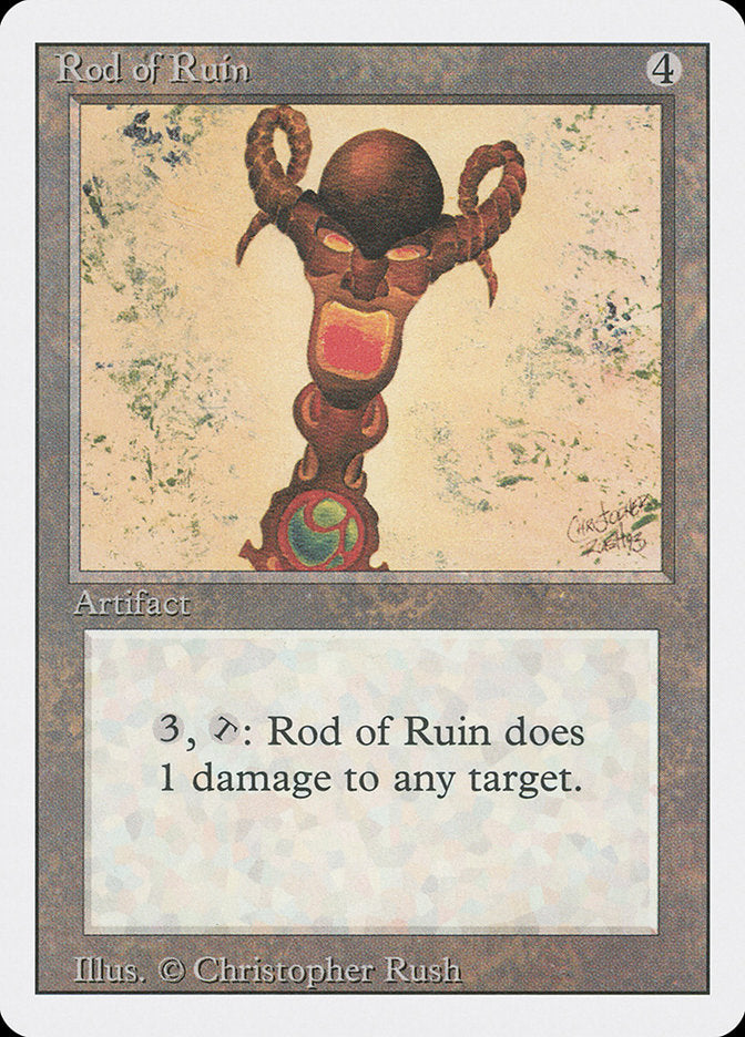 Rod of Ruin [Revised Edition] | Card Citadel