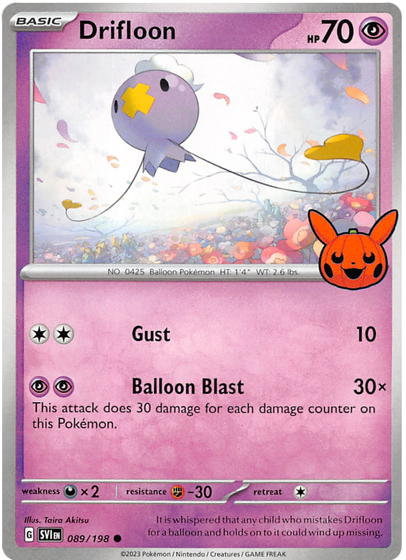 Drifloon (089/198) [Trick or Trade 2023] | Card Citadel