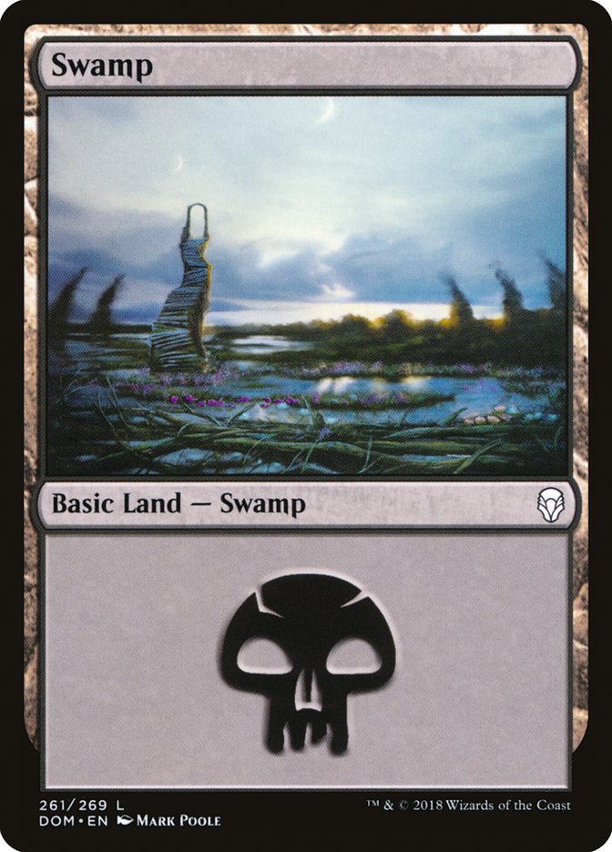 Swamp (261) [Dominaria] | Card Citadel