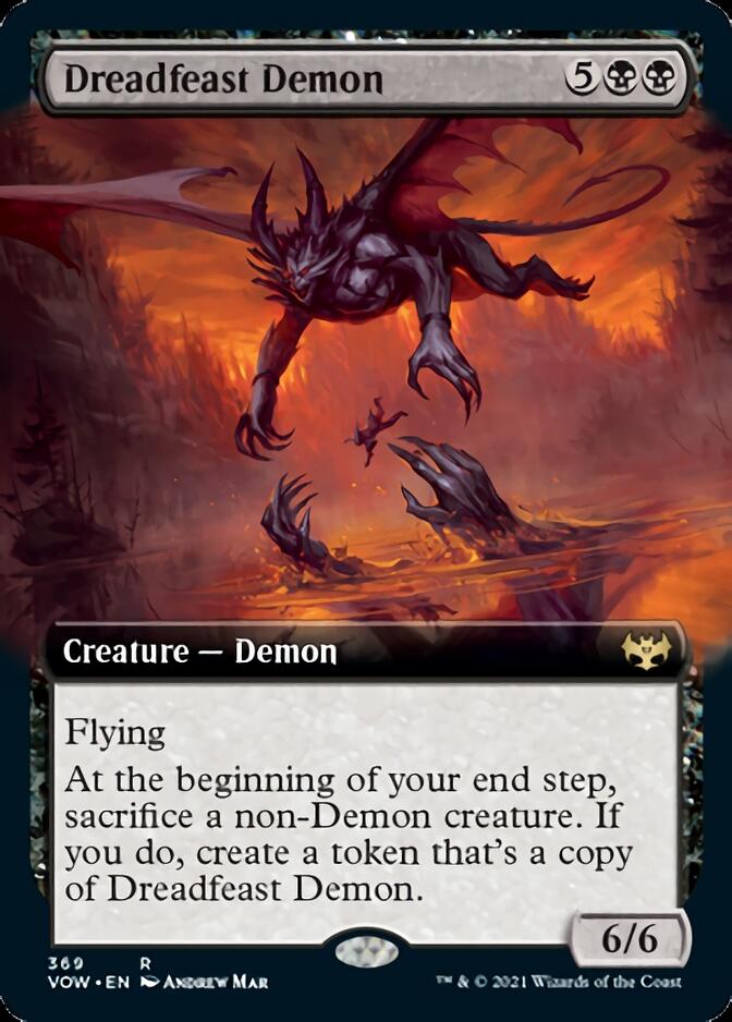 Dreadfeast Demon (Extended) [Innistrad: Crimson Vow] | Card Citadel