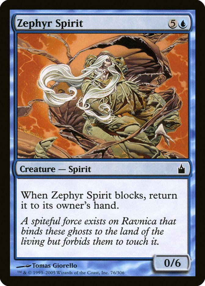 Zephyr Spirit [Ravnica: City of Guilds] | Card Citadel