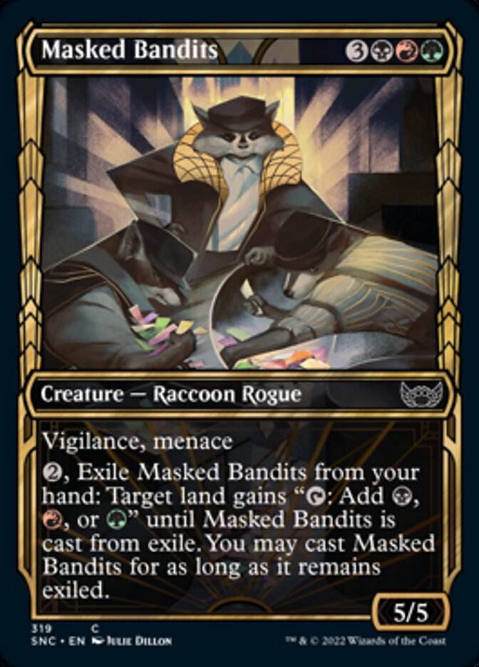 Masked Bandits (Showcase Golden Age) [Streets of New Capenna] | Card Citadel