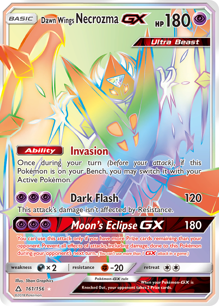 Dawn Wings Necrozma GX (161/156) [Sun & Moon: Ultra Prism] | Card Citadel