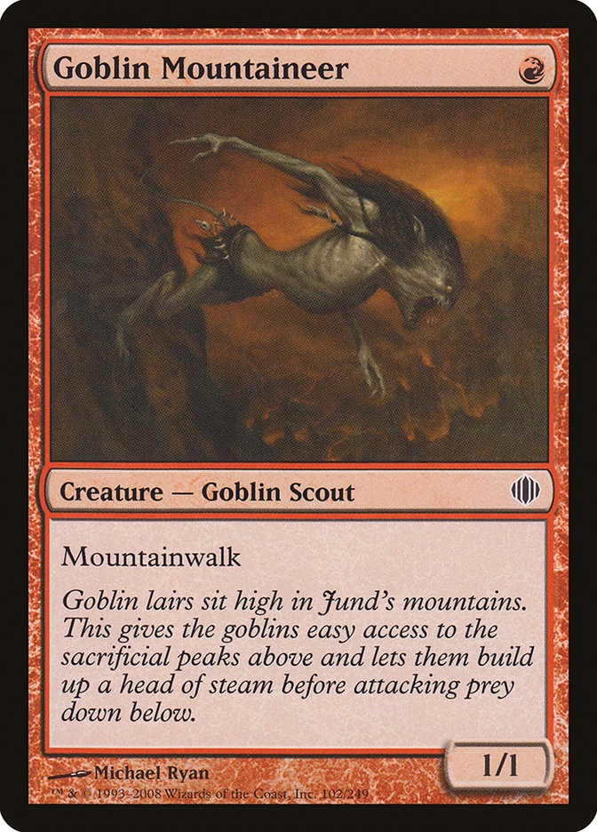 Goblin Mountaineer [Shards of Alara] | Card Citadel