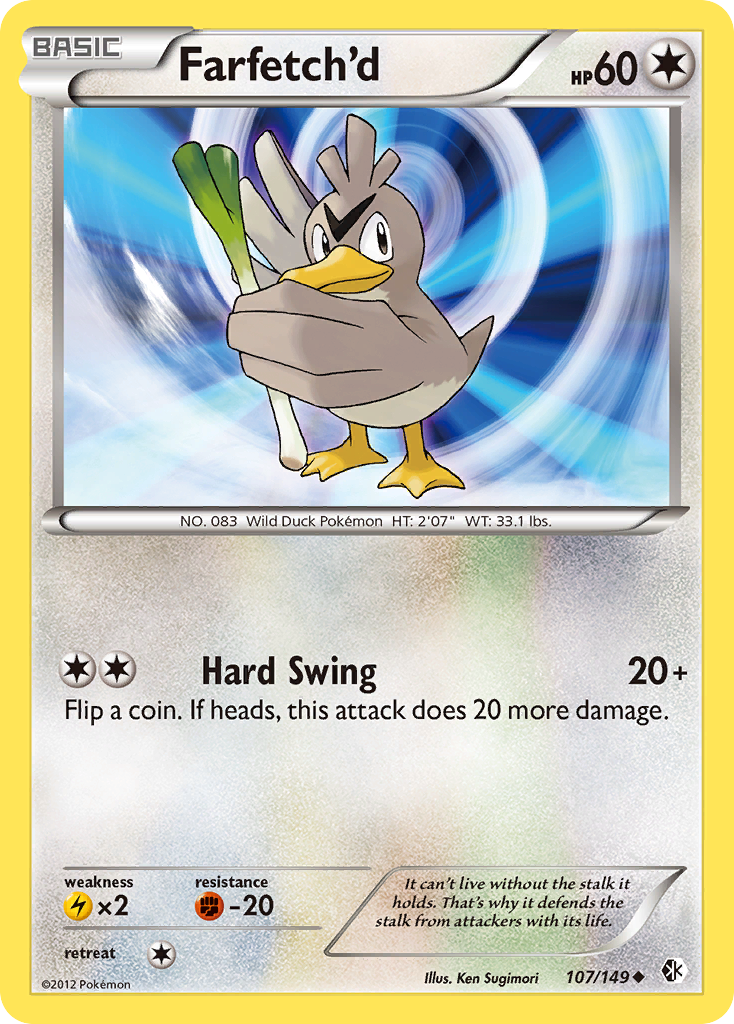 Farfetch'd (107/149) [Black & White: Boundaries Crossed] | Card Citadel